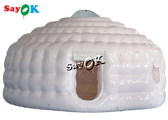 Tenda de iglu inflável Dome 4.6m 15ft à prova de ar Dome de festa ao ar livre Tenda de yurt inflável