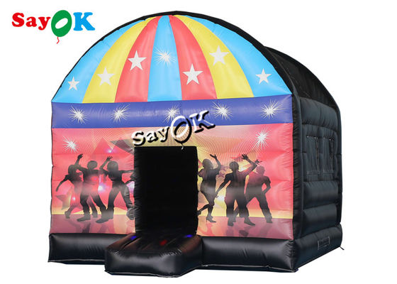 Casa inflável do salto da melhor abóbada inflável do disco da barraca 5m 16.5ft com luz do disco