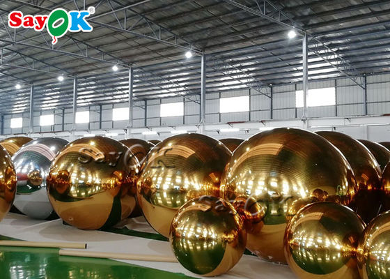 Publicidade do Parque 3.5m bola de espelho inflável